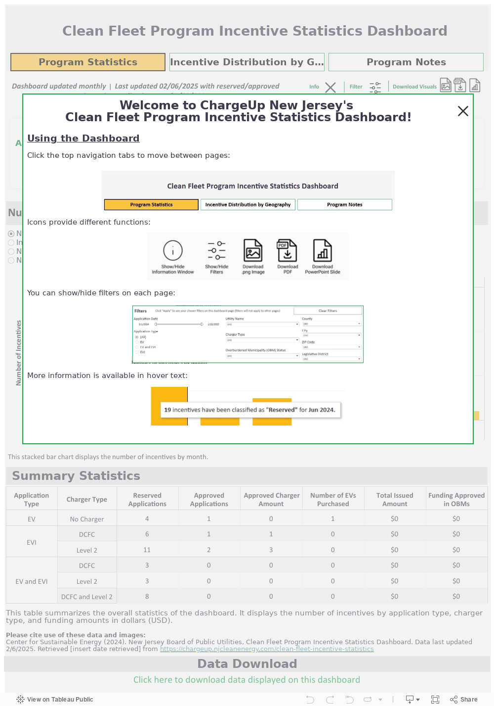 Program Statistics 