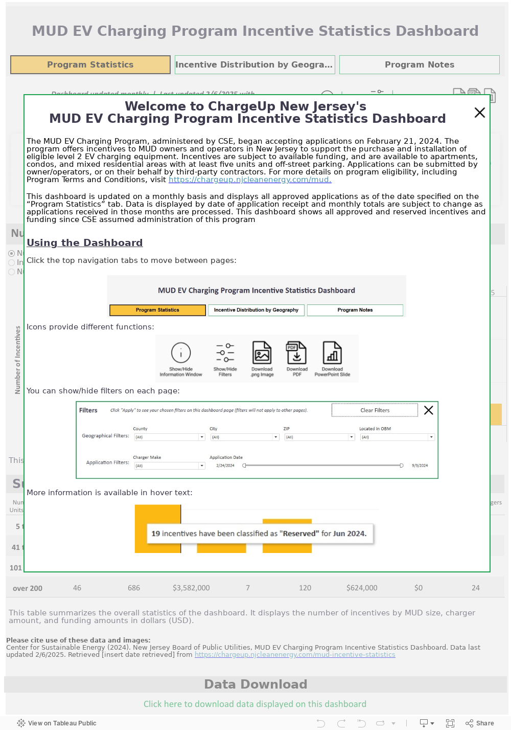 Program Statistics 