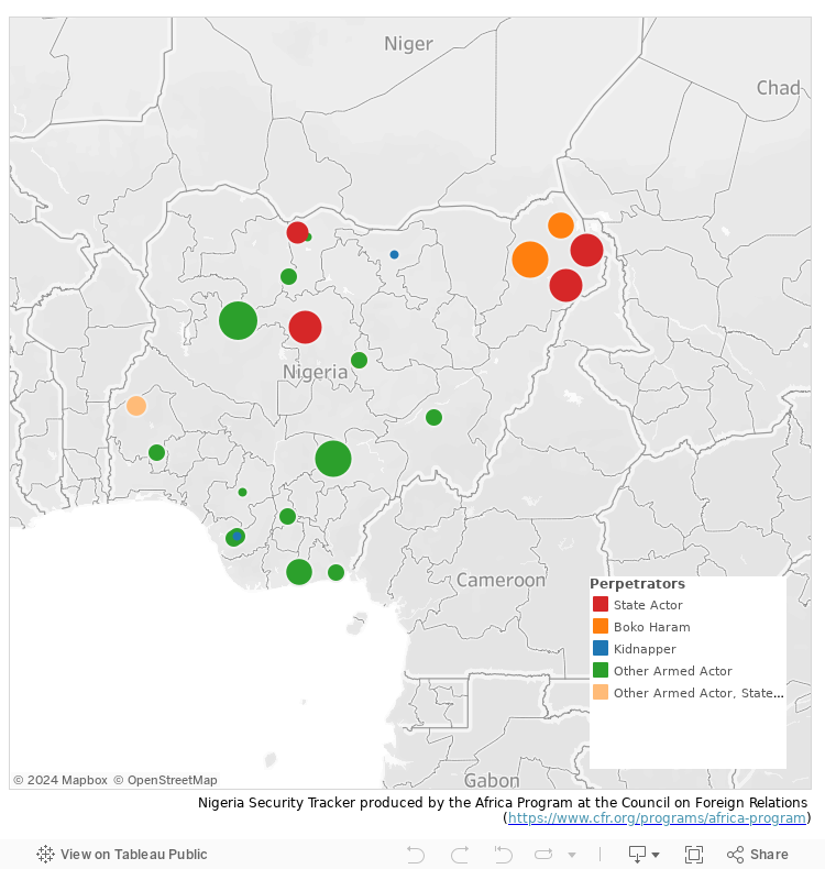 Nigeria Security Tracker Weekly Update: August 8-14 | Council on ...