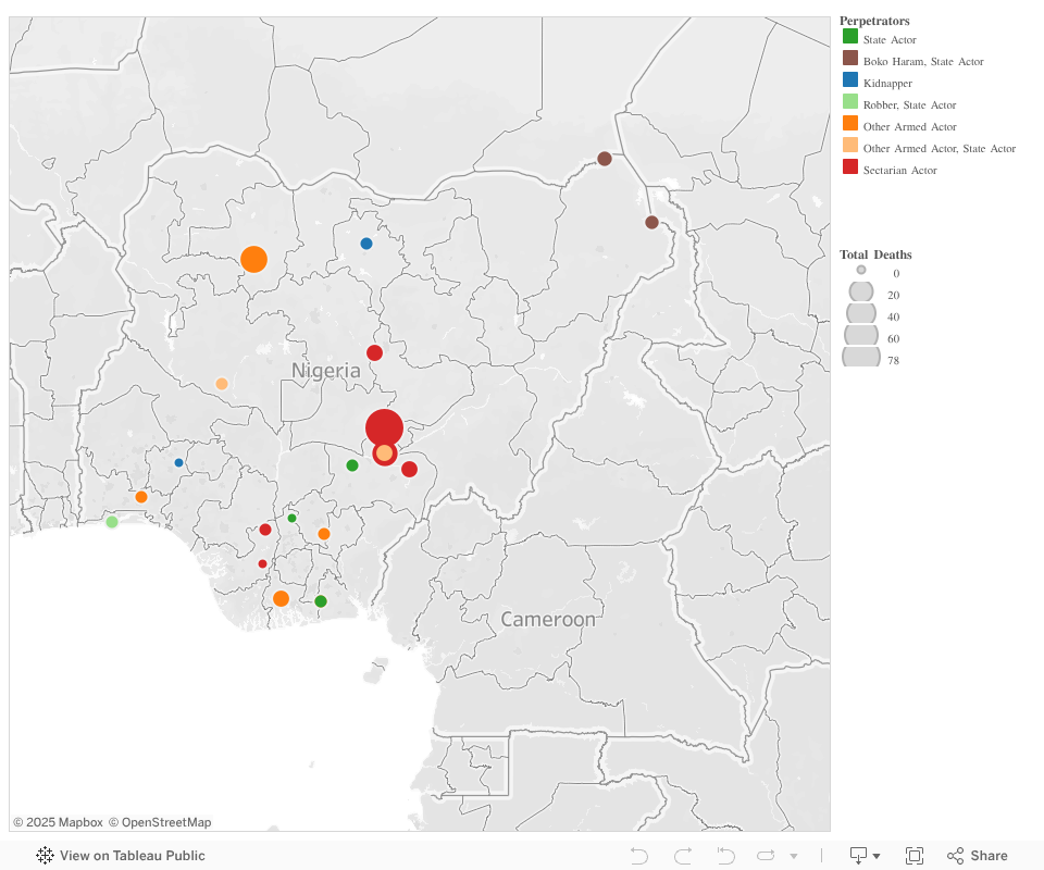 Weekly Incident Map Dashboard 