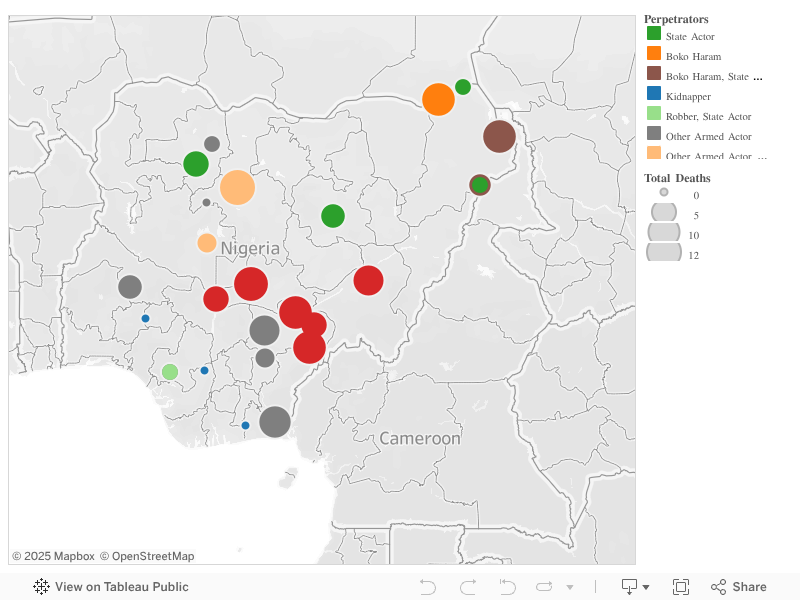 Weekly Incident Map Dashboard 