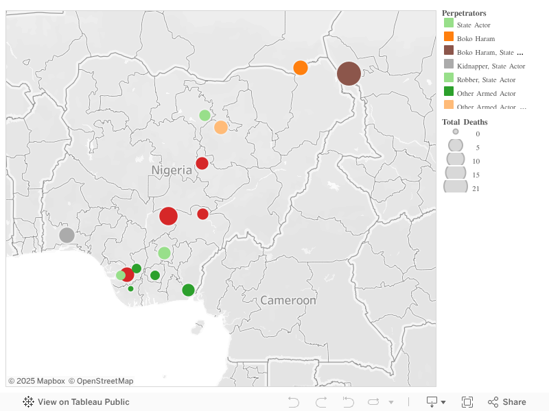 Weekly Incident Map Dashboard 