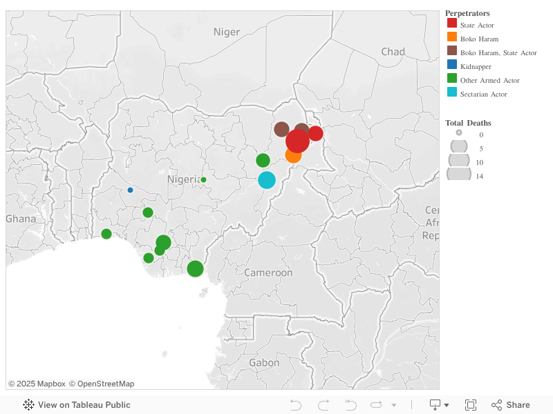 Weekly Incident Map Dashboard 