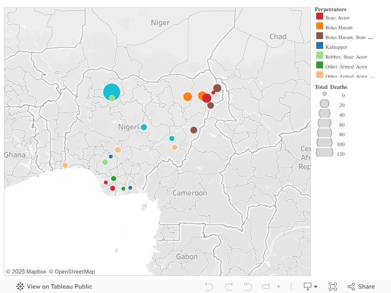 Weekly Incident Map Dashboard 