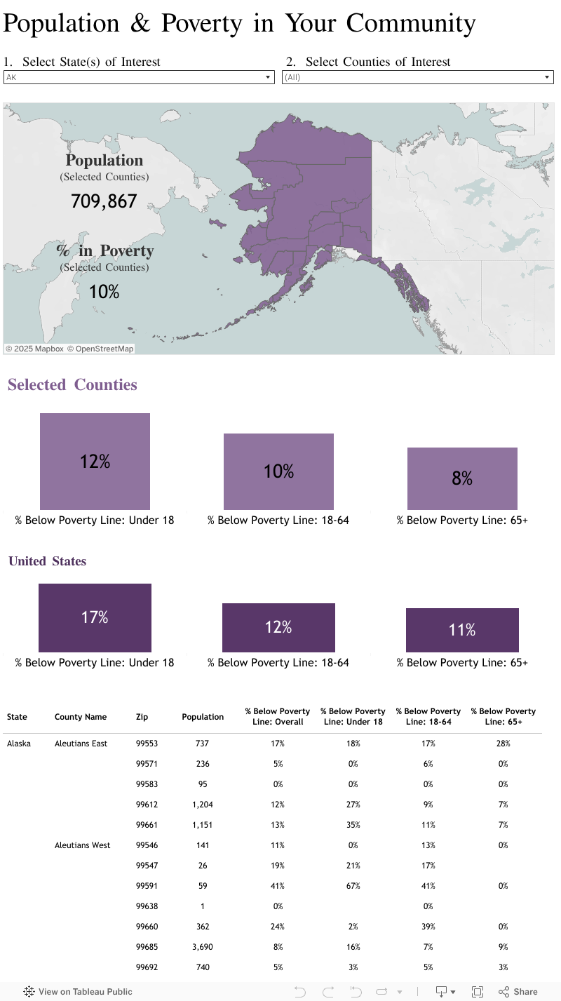Poverty Dashboard 