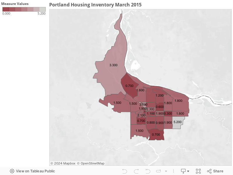 Portland Housing Inventory March 2015 