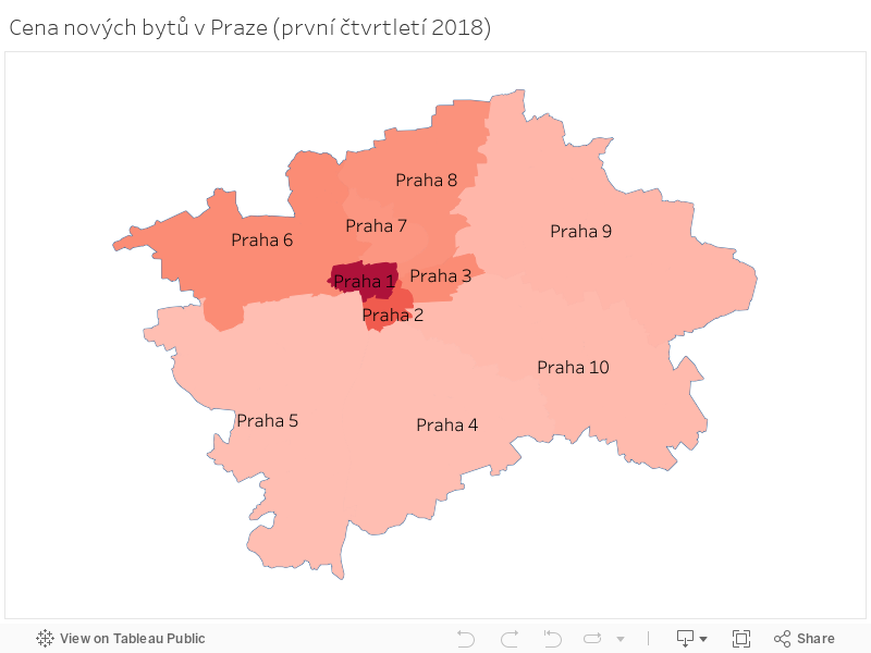 Cena novch byt v Praze (prvn tvrtlet 2018) 