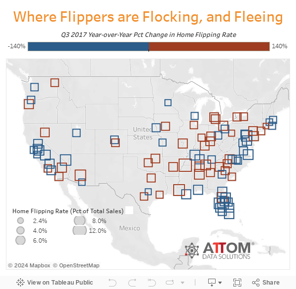 Where Flippers are Flocking, and Fleeing 