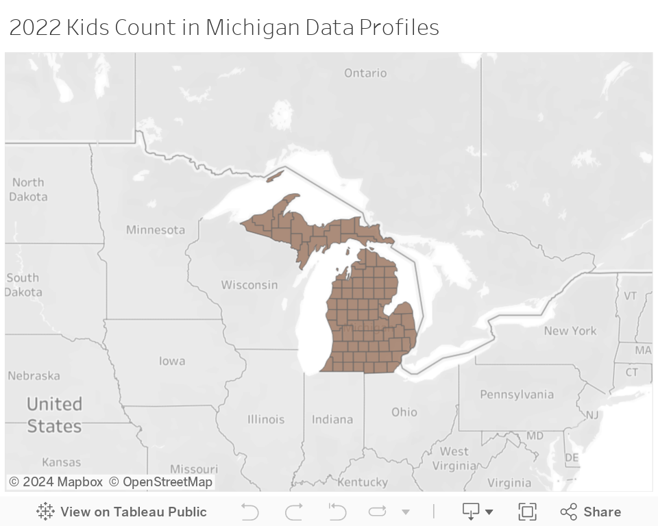 2022 Kids Count in Michigan Data Profiles 