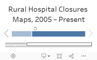 农村医院关闭地图，2005年至今