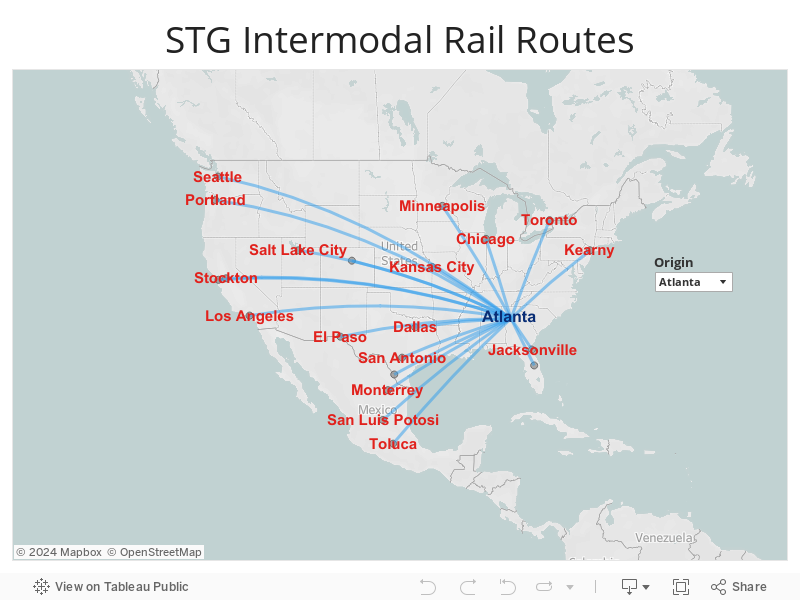 STG Intermodal Rail Routes 