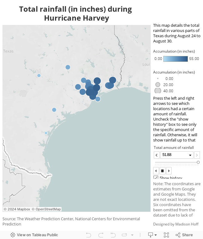 Hurricane Harvey Texas Map 