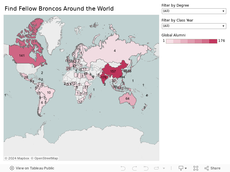 International Alumni Map 