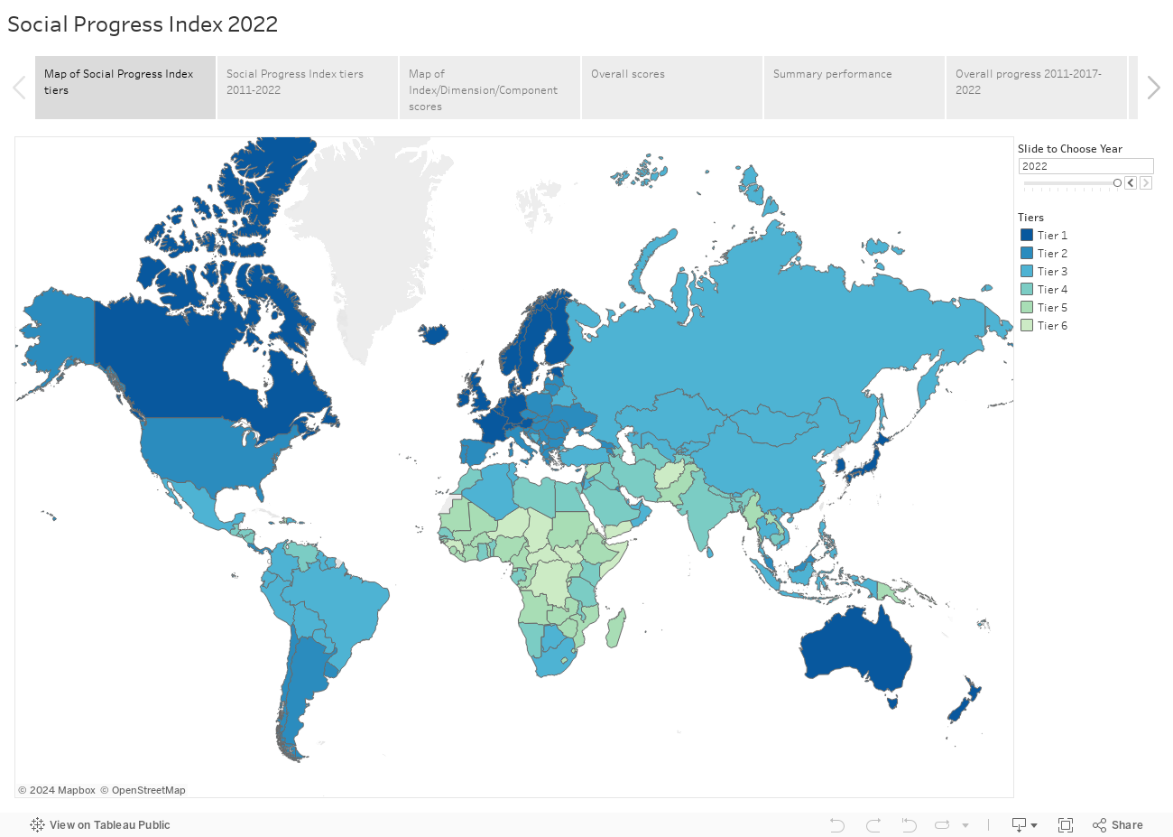 Social Progress Index 2022 