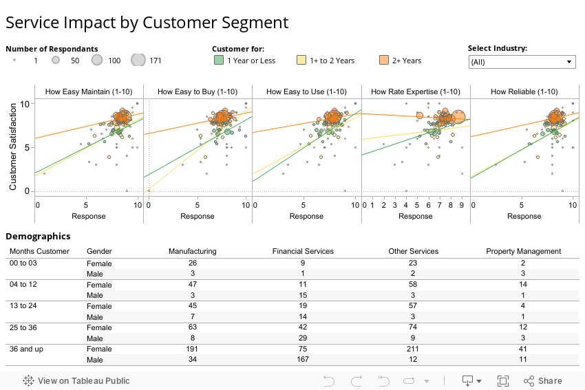 Service Impact by Customer Segment 