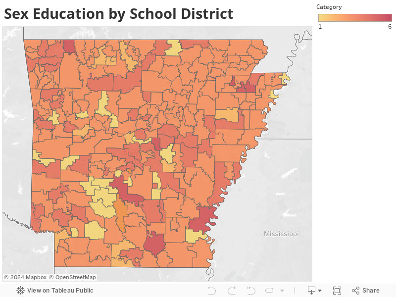 Sex Education by School District 
