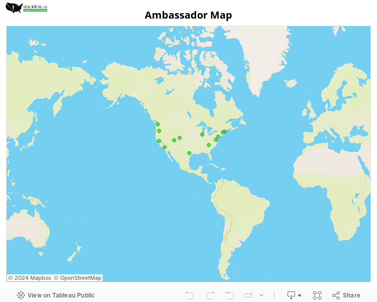 Ambassador Map 