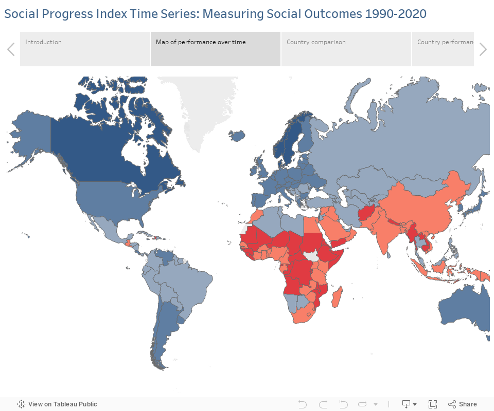 Social Progress Index Time Series: Measuring Social Outcomes 1990-2020 