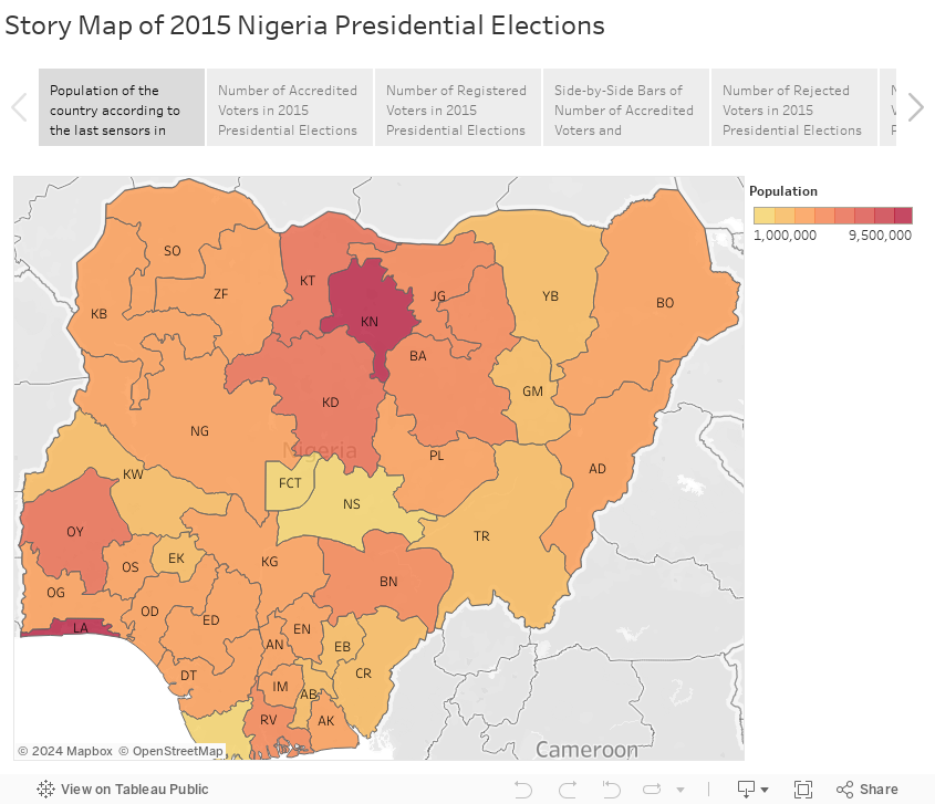 Story Map of 2015 Nigeria Presidential Elections 