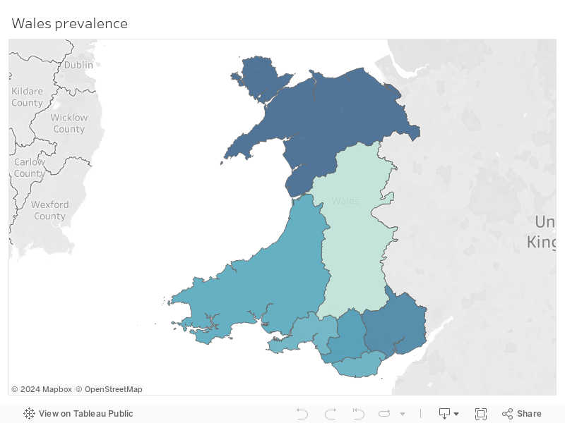 Wales prevalence  