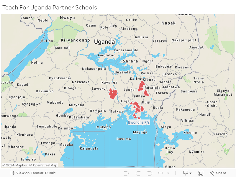 Teach For Uganda Partner Schools 