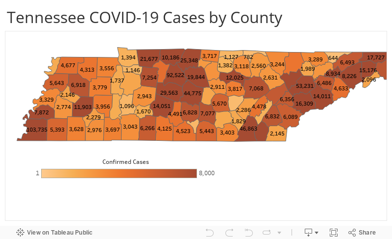 Tennessee Confirmed Cases Of Covid 19 Now At 777