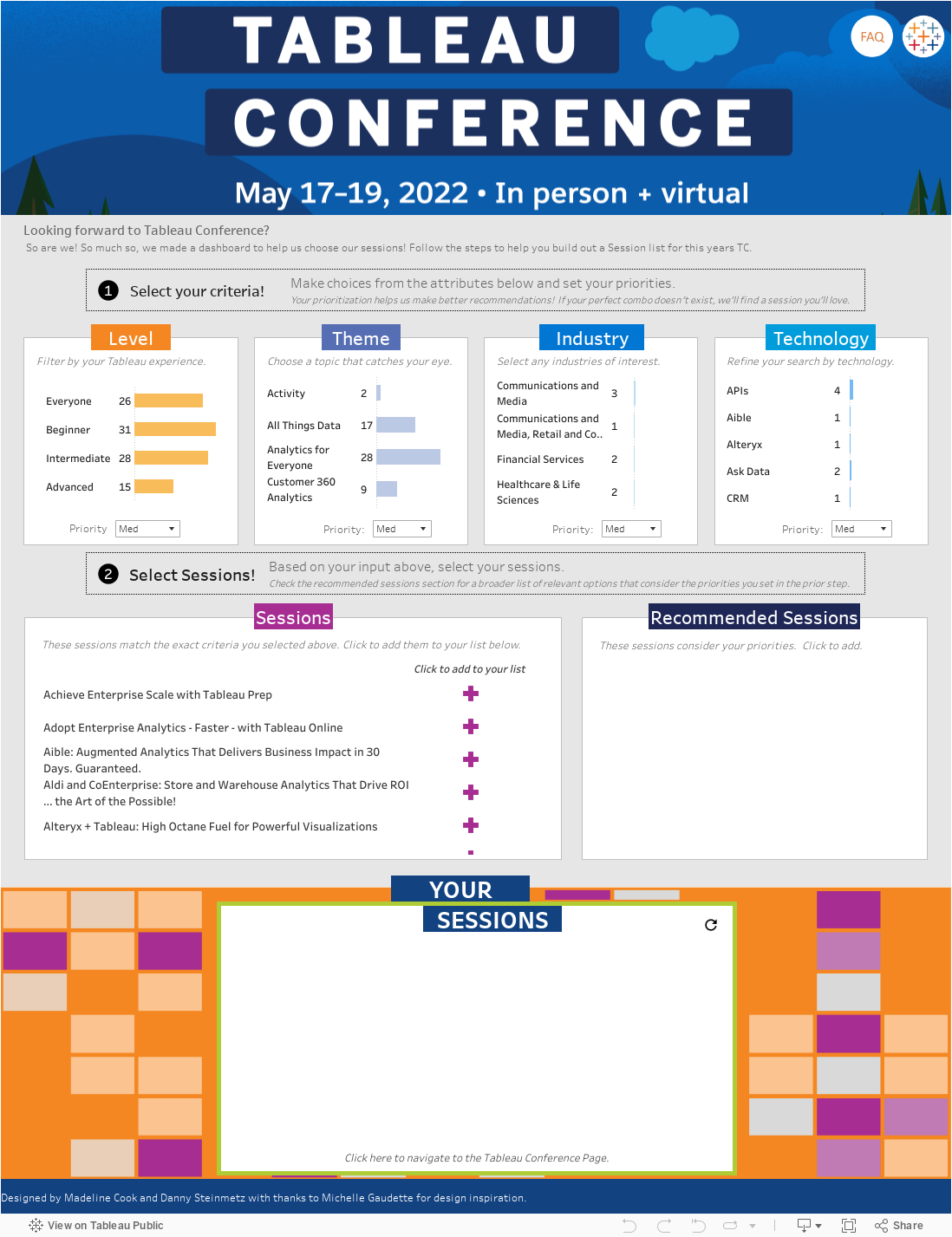 Tableau Conference 2022 In-Person Sessions 
