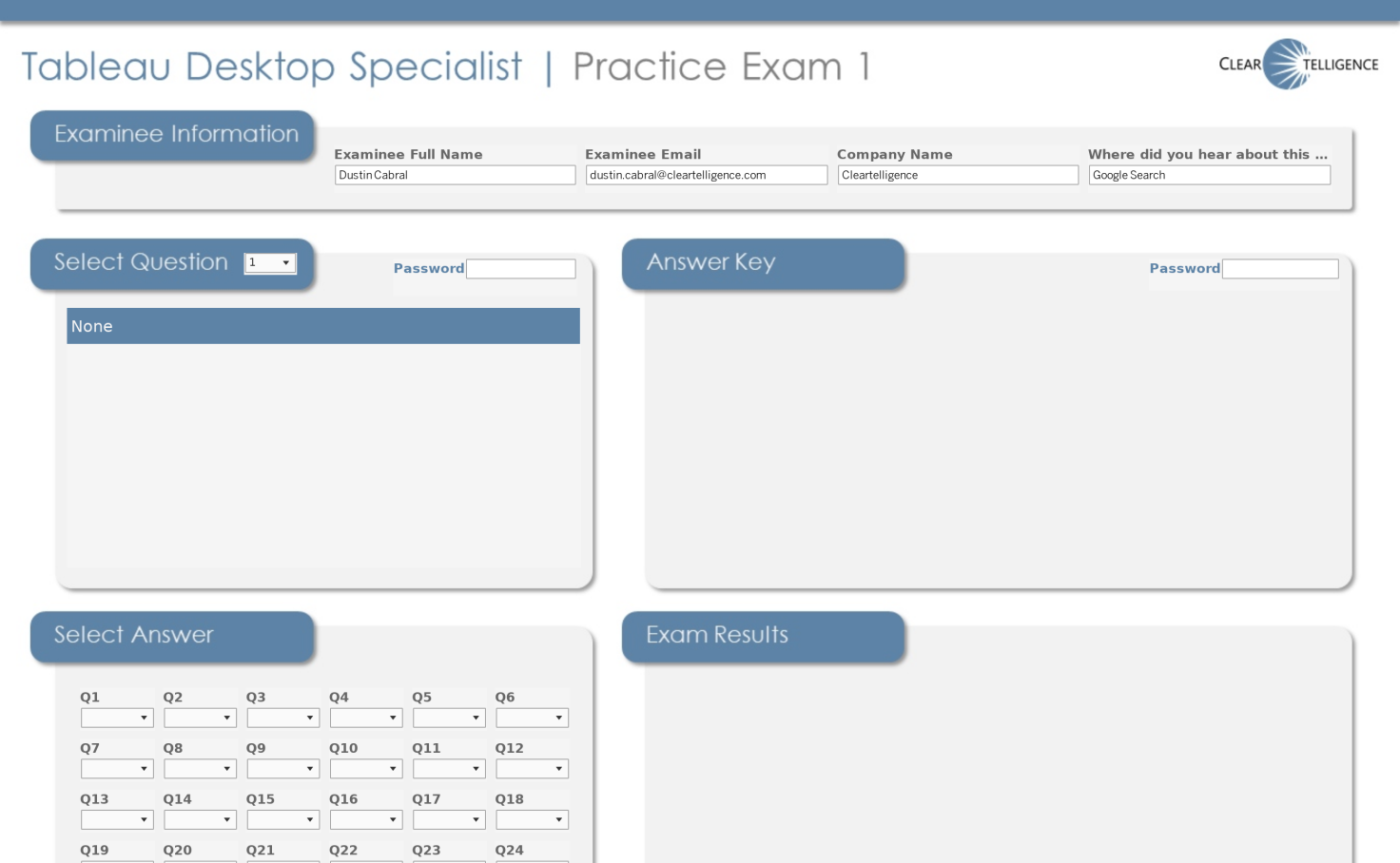 Tableau Desktop Specialist - Pracitce Exam 1 - Cleartelligence, Inc Sns-Brigh10