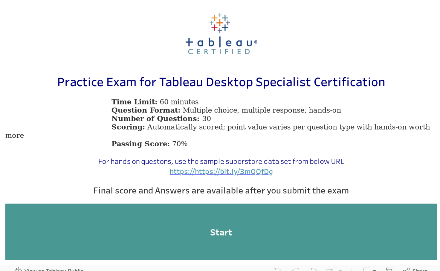 Tableau Desktop Specialsit Practice Exam Abhimaniu Kapil Tableau Public