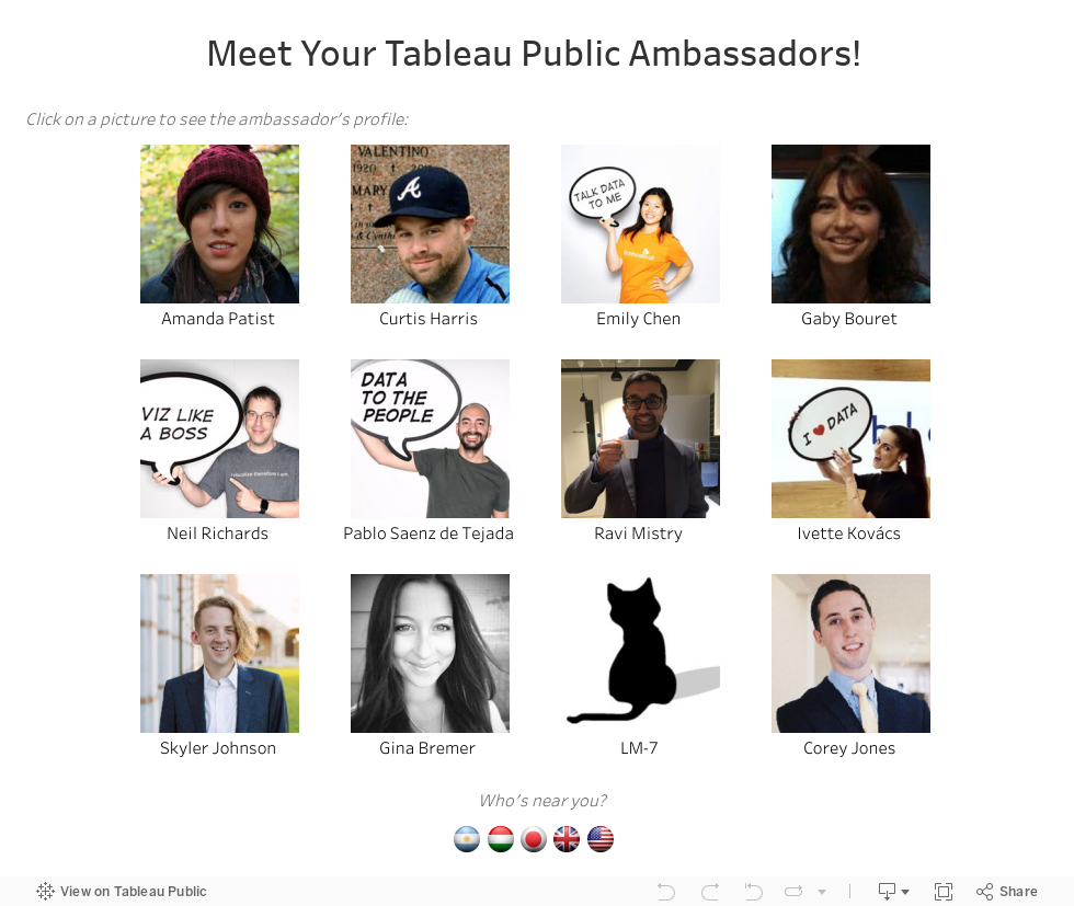 Meet Your Tableau Public Ambassadors! 