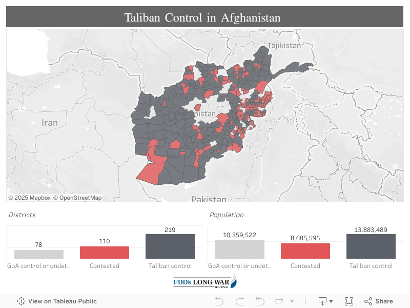 Afghanistan At Risk Of Collapse As Taliban Storms The North Fdd S Long War Journal