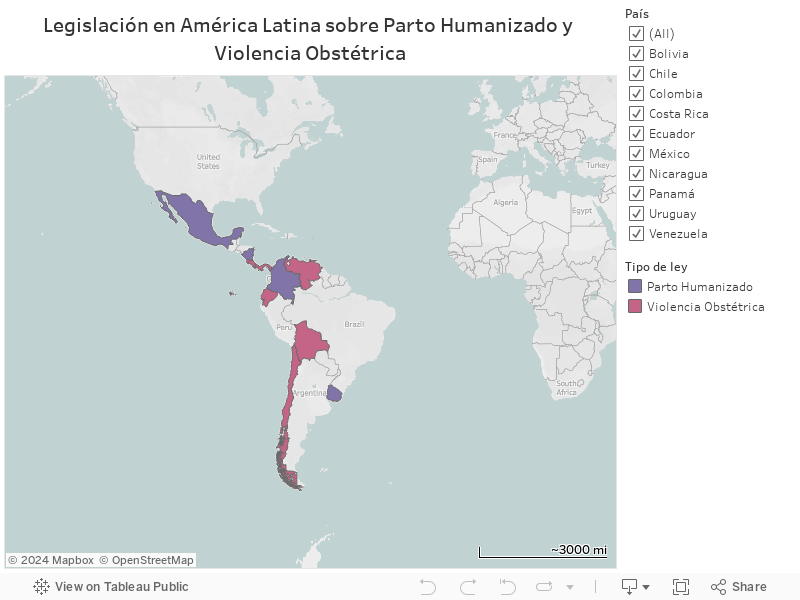 Legislación en América Latina sobre Parto Humanizado y Violencia Obstétrica 