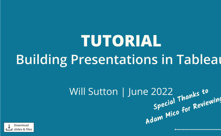 Tutorial | Building Presentations in Tableau
