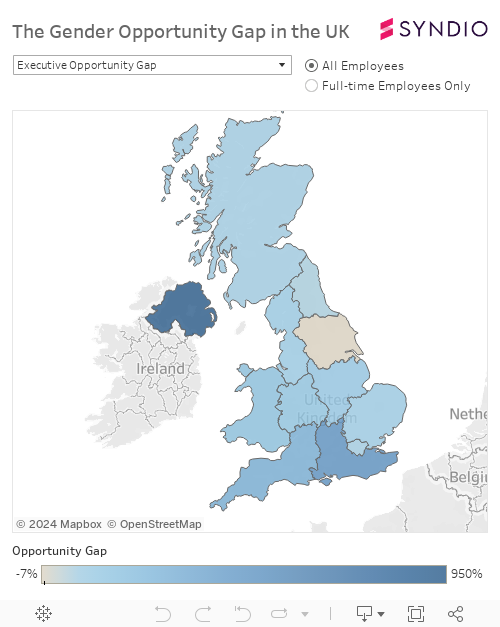 UK Opportunity Gap by Region 
