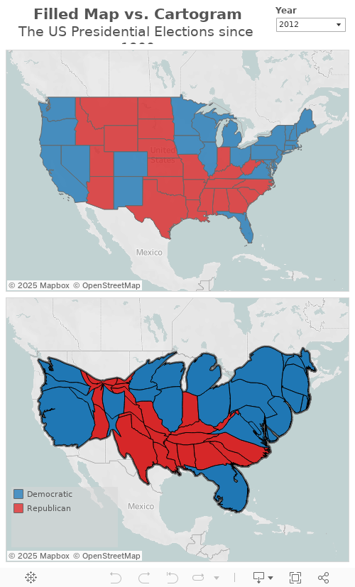 Workbook Us Presidential Elections Cartograms