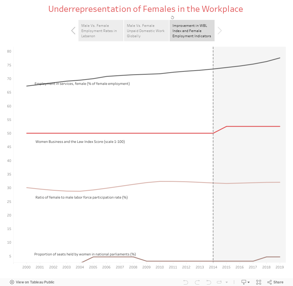 Underrepresentation of Females in the Workplace  