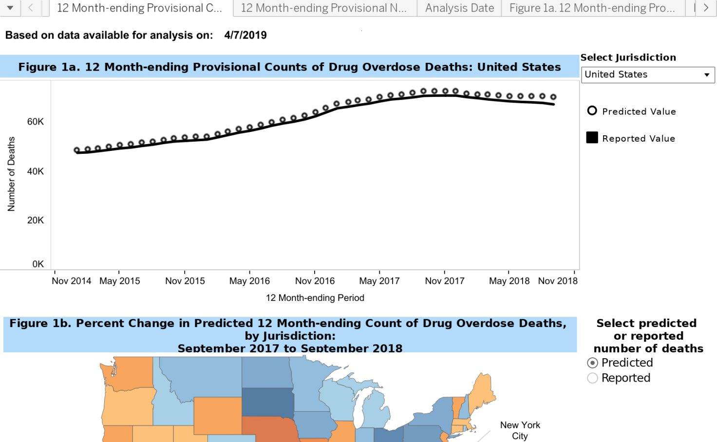 VSRR Provisional Drug Overdose Death Counts, April 2019 - Vital ...