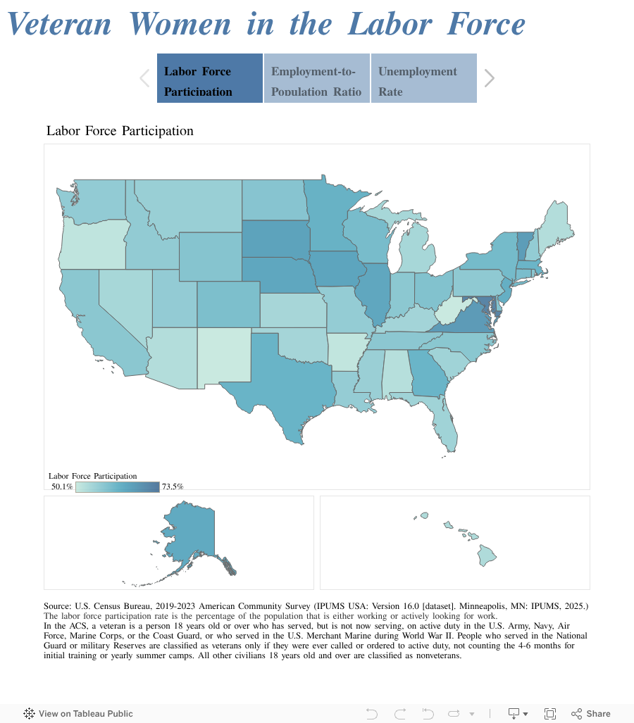 Veteran Women in the Labor Force 