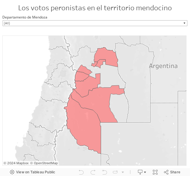 Los votos peronistas en el territorio mendocino 