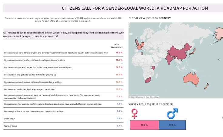 Public Perceptions Of Gender Equality Snigdha Snigdha Tableau Public