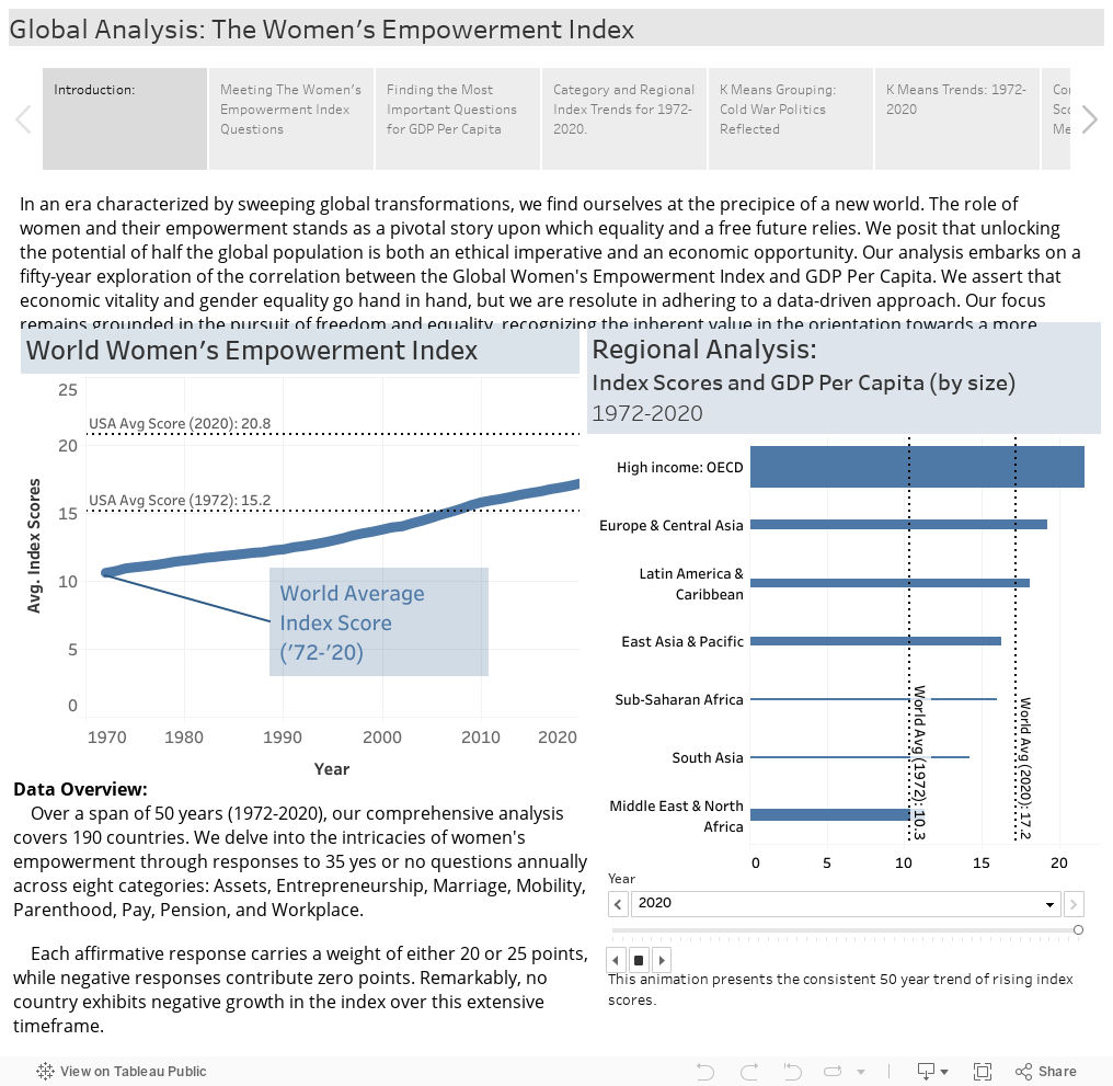Global Analysis: The Women's Empowerment Index 