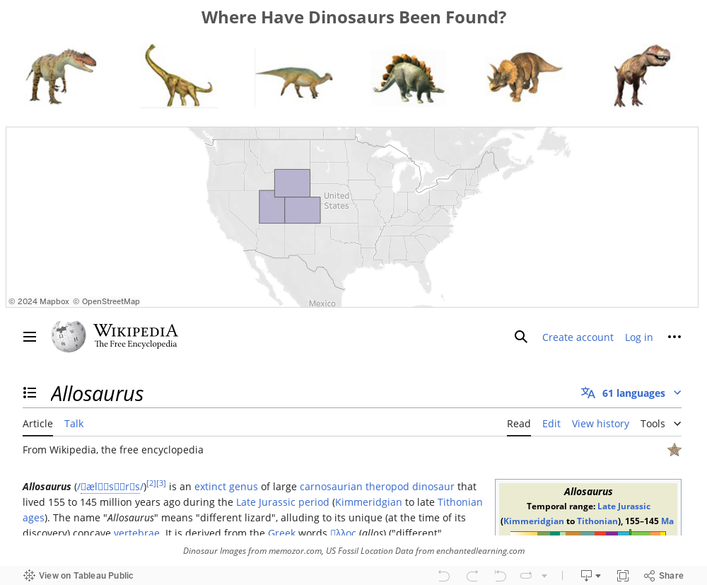 Where Have Dinosaurs Been Found? 