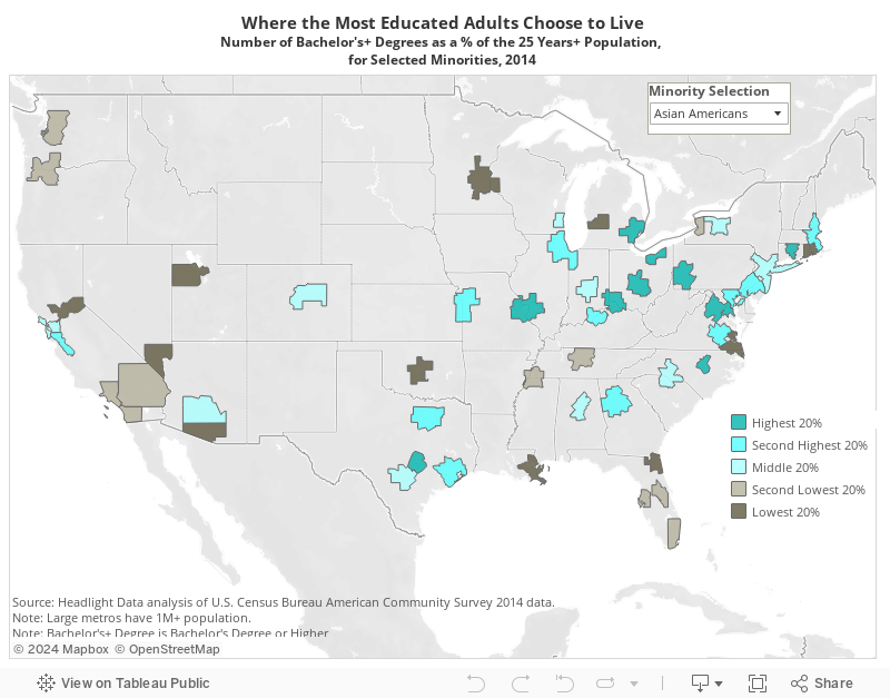 Where the Most Educated Adults Choose to Live 