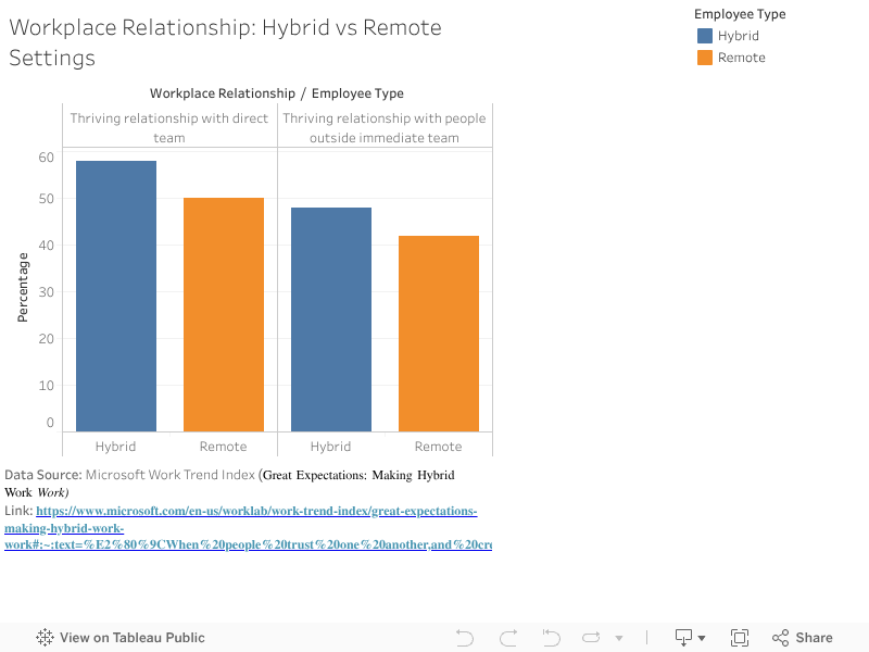 Workplace Relationship: Hybrid vs Remote Settings 