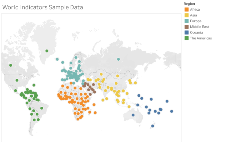 World Indicators Sample Data Tableau Public
