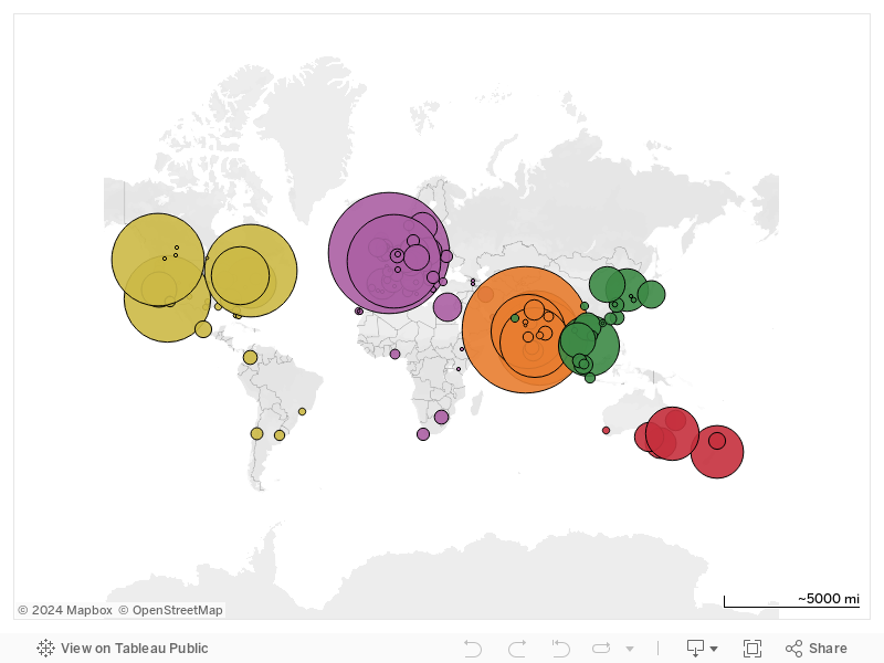 VFX Hubs World Map 