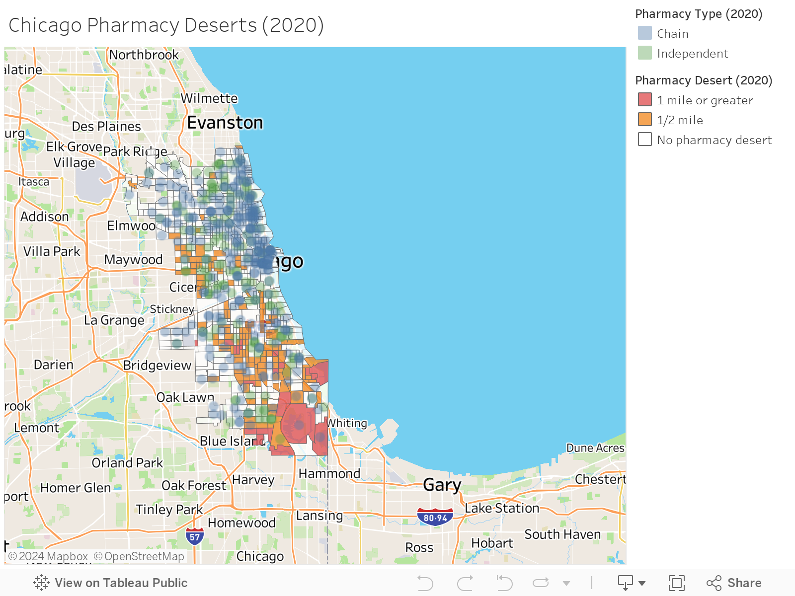 Chicago Pharmacy Deserts (2020) 