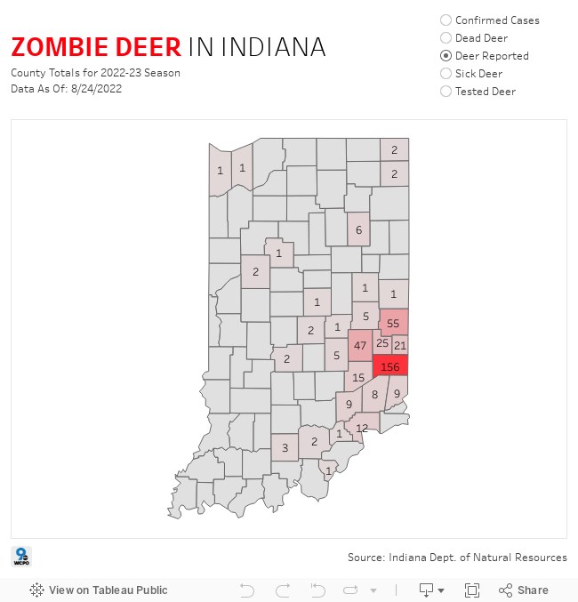 Zombie Deer in Indiana 