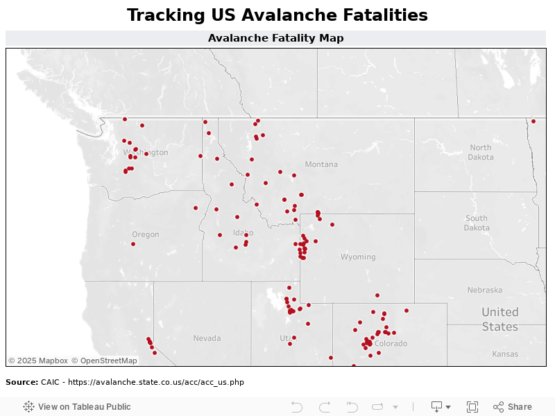 Tracking US Avalanche Fatalities 