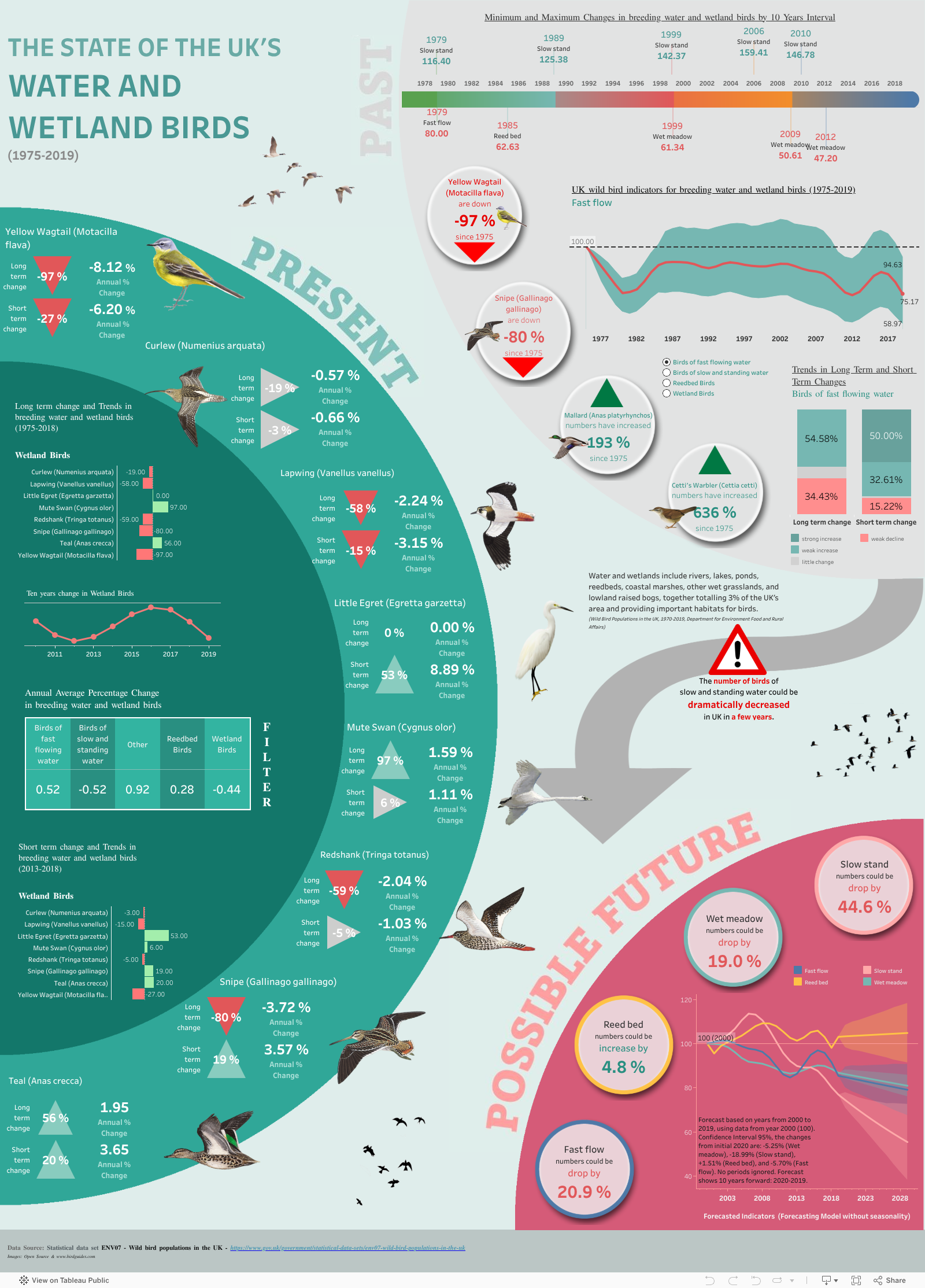 Screenshot of a dashboard from the IronViz submissions